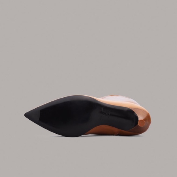 New rag & bone Brea Tall Boot in Patent Textile - Picture 5 of 11